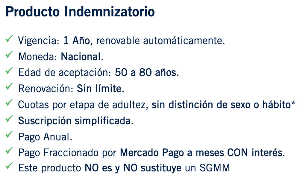 Caracterísiticas CONTIGO 50+
